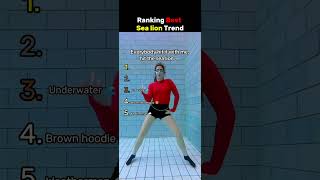 Ranking Best Sea Lion Trend #sealiondance #dance #dancetrend #funny #funnymoments #viral #trending
