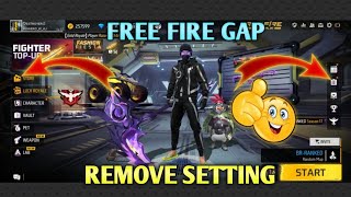 FREE FIRE GAP REMOVE SETTING 👍🙂FULL SCREEN FREE FIRE SETTING 2023 #freefire#setting #DECIDEgsming screenshot 4