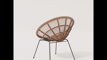 Rattan Chair | Blender