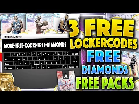 3 NEW FREE LOCKER CODES TO USE IN NBA 2K19 MYTEAM!! DIAMONDS AND TONS OF MT! NBA 2K19
