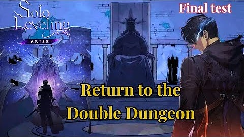 Jinwoo’s Final Test Begins – Return to Double Dungeon🔥#sololevelingarise#manhwa#viral #SlayerInsideX