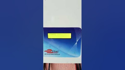 Ethan 60A MPPT solar charge controller performance after full charge of battery with 2*165w Zunsolar