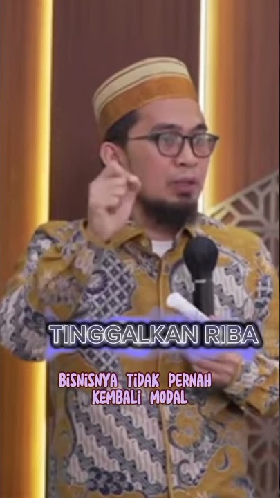 BAHAYANYA RIBA~ Ustadz adi hidayat.