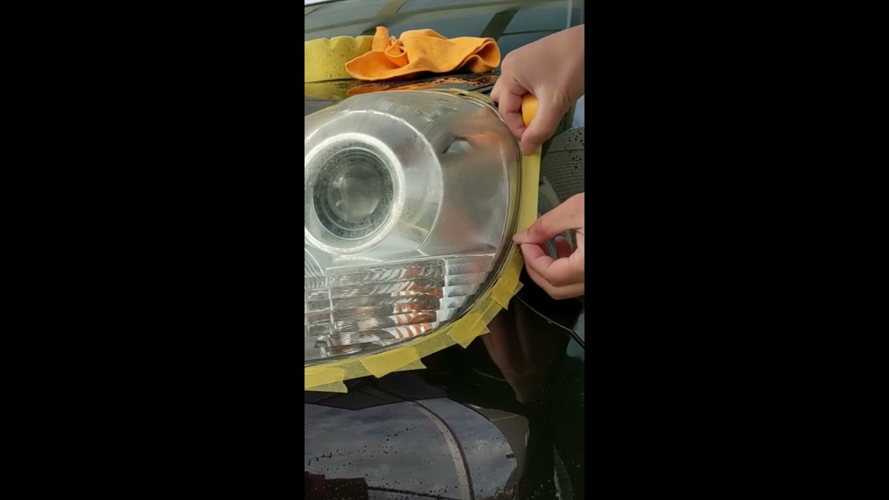 ヘッドライトリペア -headlight repair-　#shorts