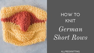 How to Knit German Short Rows
