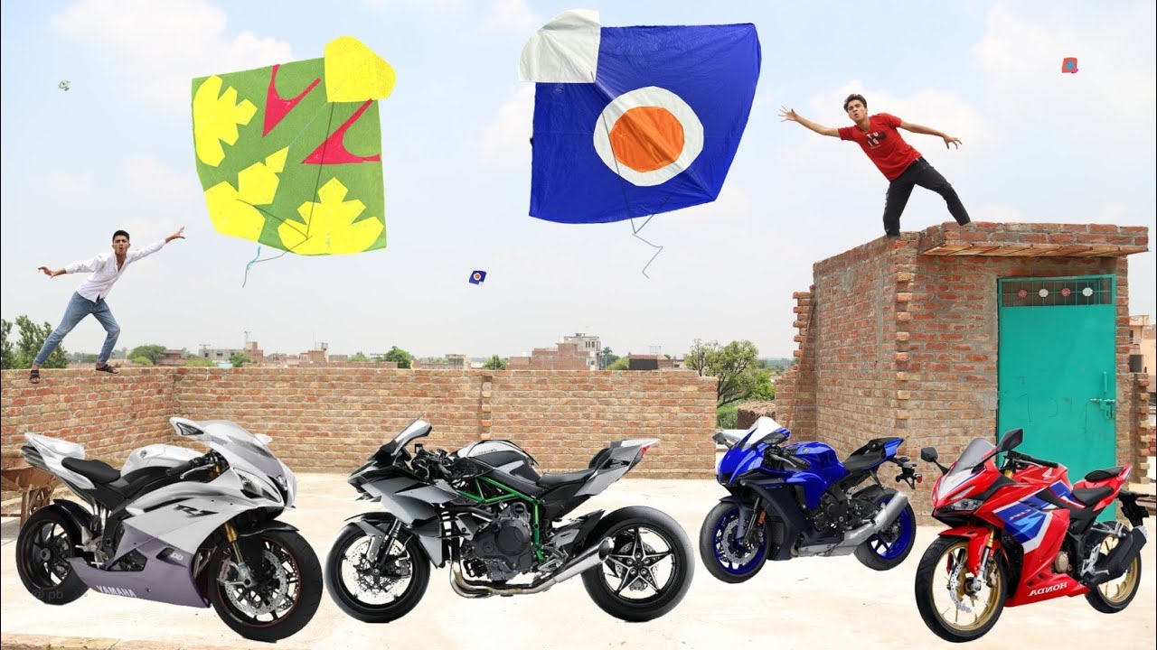 Kite Cut & Buy Abubaker New Havey Bike