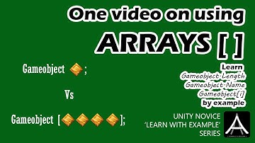 Unity Beginners - How to use Arrays