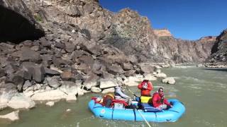 Drone footage: running Skull rapid in Westwater canyon on the Colorado river