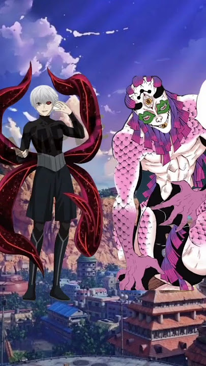 Kaneki vs Six upper moon (Tokyo Ghoul vs Demon slayer) #anime #demonslayer #kaneki