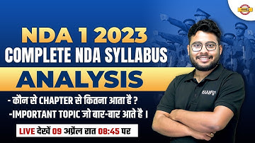 NDA 1 2023 | NDA COMPLETE SYLLABUS | NDA EXAM ANALYSIS | NDA ANALYSIS BY VIVEK SINGH SIR EXAMPUR