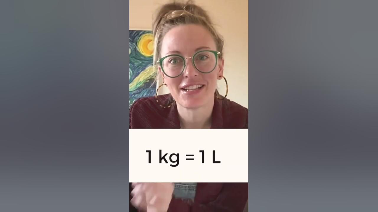 Liters And Kilograms - What's The Difference? - YouTube