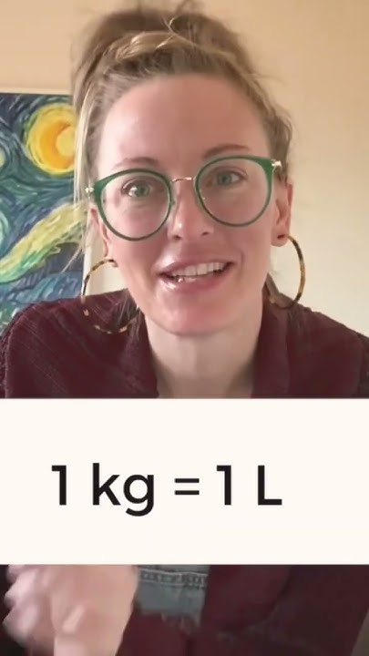 Liters And Kilograms - What's The Difference? - YouTube