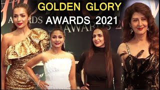 GOLDEN GLORY AWARDS 2021 | Malaika Arora | Tanisha Mukherji | Isha Deol | Sangeeta Bijlani