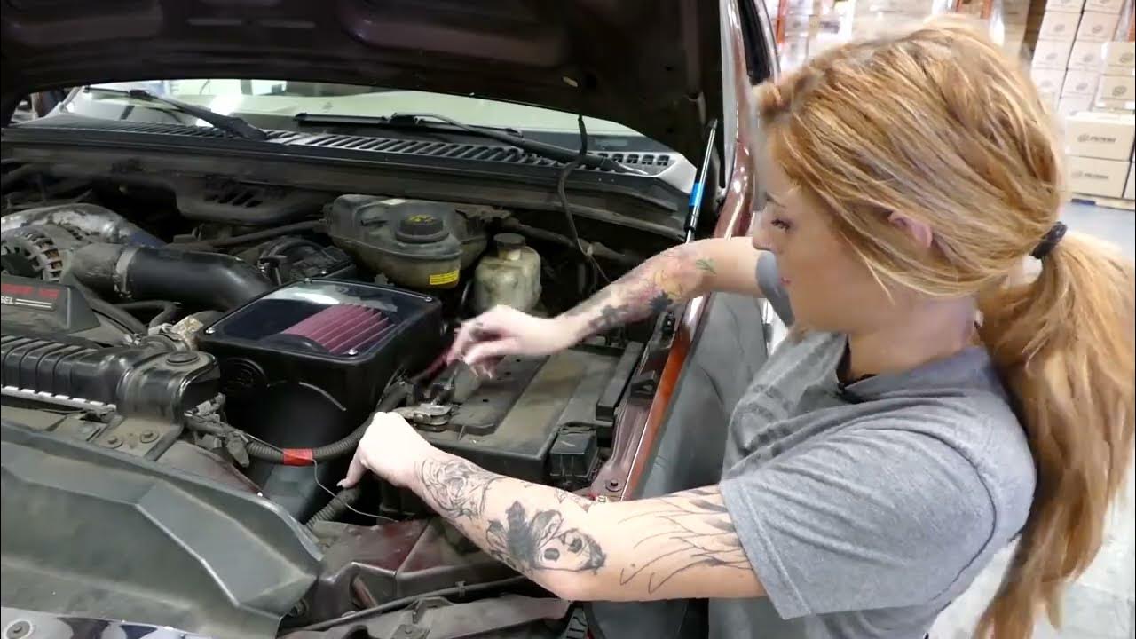 How to install the sb cold air intake for the 2003 2007 ford