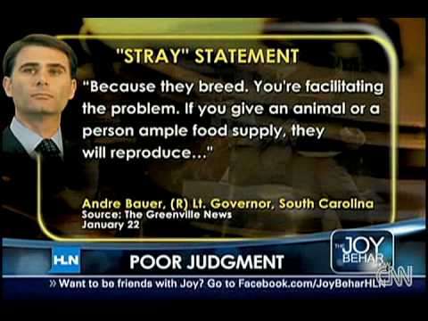 !!SOUTH CAROLINA LT.GOVERNOR ANDRE BAUER COMPARING...