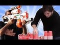 Nerf Kapışması - Kale Yapmasına İzin Verme!