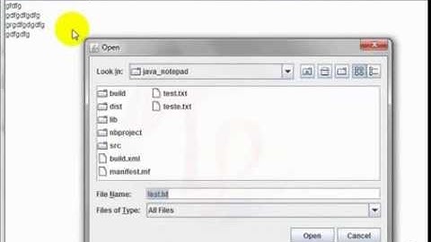 Java Notepad Project-part 7