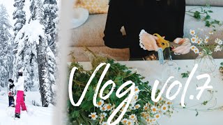 Vlog.7 | 最近的生活日记 | 年度活动-滑雪 | 日常