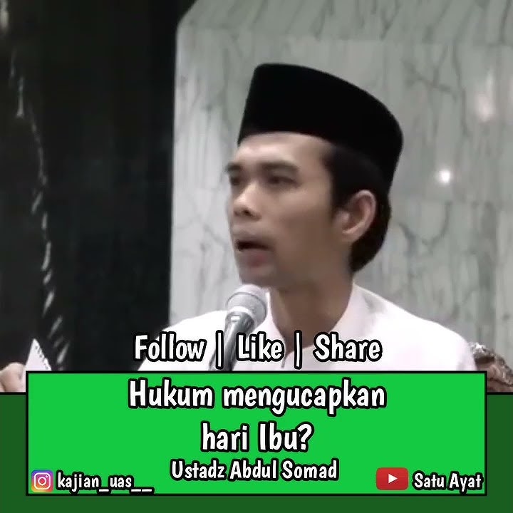 Hukum mengucapkan hari Ibu? | Dakwah Vidgram dan Story Wa