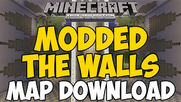 Minecraft Xbox 360/One: MODDED THE WALLS map Download!