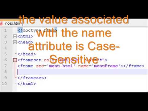 Web Site Development (#11): Frameset Creation