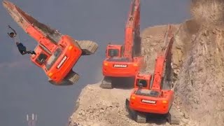 Dangerous Idiots Biggest Climbing Bulldozer Excavator Operator Skills &amp; Crazy Truck Driving Fails