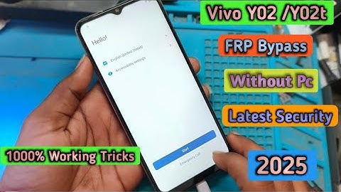 Vivo Y02 /Y02t FRP Bypass Latest Tricks 2025 || Vivo Y02 FRP Bypass All Mathad Failed