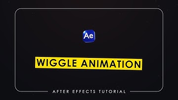 Create Wiggle Text Animation in After Effects Tutorial