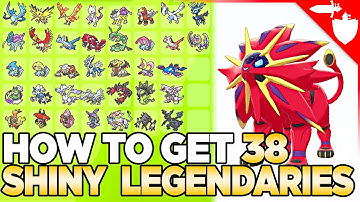 How to Get 38 Shiny Legendary Pokemon & Shiny Odds - Sword & Shield Crown Tundra Dynamax Adventures