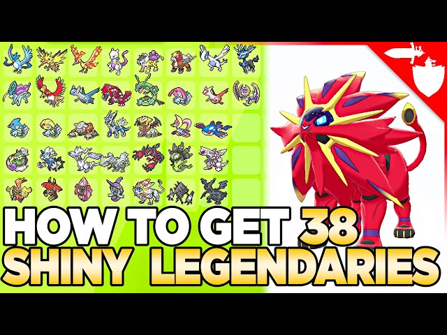 Choose Your Legendary Mythical Pokemon Shiny or Non-Shiny Sword & Shield  SwSh