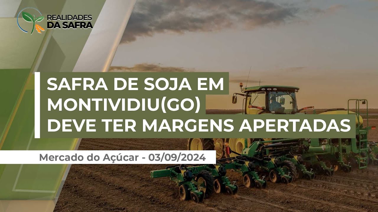 Produtores se preparam para plantar soja em Montividiu (GO), mas preocupados com as margens achat...