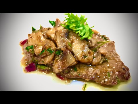 Video: Veal Cutlets With Mushrooms