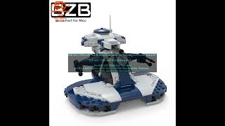 1005003812473928 BZB MOC 75283 AAT Tank Building Block Set Space Wars Armored Assault V