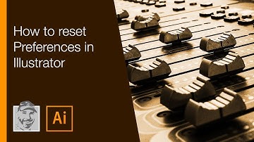 How to reset Preferences in Illustrator
