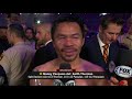 Manny Pacquiao speaks with Kate Abdo and Shawn Porter after his split-decision victory | PBC ON FOX