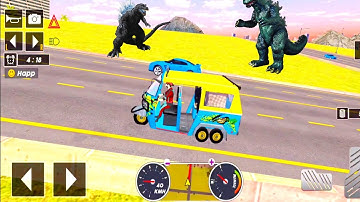 Tuk Tuk auto rickshaw driver 3D game - 258 auto rickshaw driving game - Android iOS Gameplay