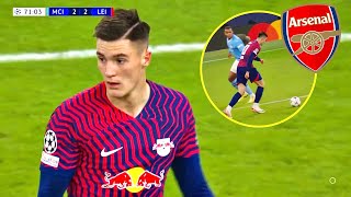 Benjamin Šeško vs Man City at The Etihad | ARSENAL TARGET | All Skills 🇸🇮