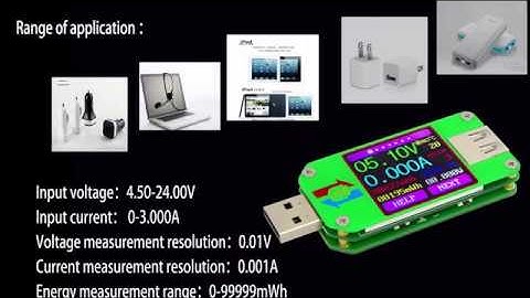 New RD UM24C USB full color display tester meter  cable resistance measuring communication function