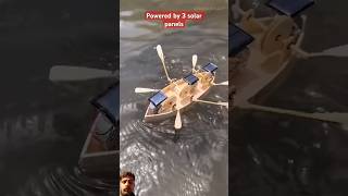 How To Diy Creative Perahu Dayung Bertenaga 3 Panel Surya  3 Solar Panel Powered Rowboat diy unik