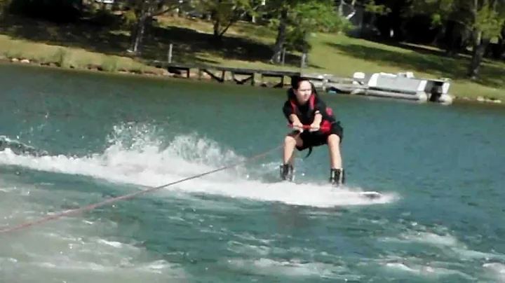 Laurel Allen's first time shredding