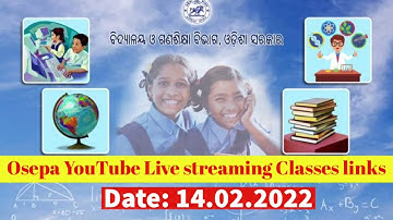 Osepa YouTube Live streaming Classes links | Date 14.02.2022 | Osepa | MjSmileWorld |
