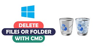 how to delete a folder in windows 10 through cmd (command prompt)