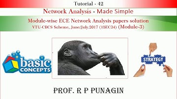 Network Analysis VTU CBCS Scheme June July 2017 Module 3