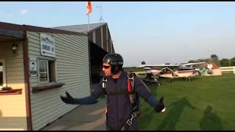 Brad Hirsch - Birthday Solo Skydive @ SkydiveTwinCities