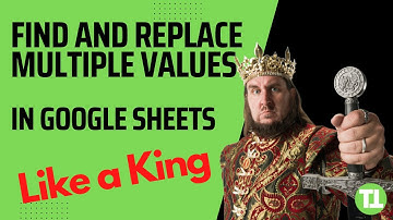 Find and Replace Multiple Values in Google Sheets Like A King 👑 #googlesheets #excel