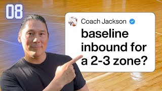 Inbound Play Double vs 2-3 Zone Defense