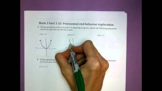 Clovis Unifed Math 3 Unit 3: Exploration of 3.1
