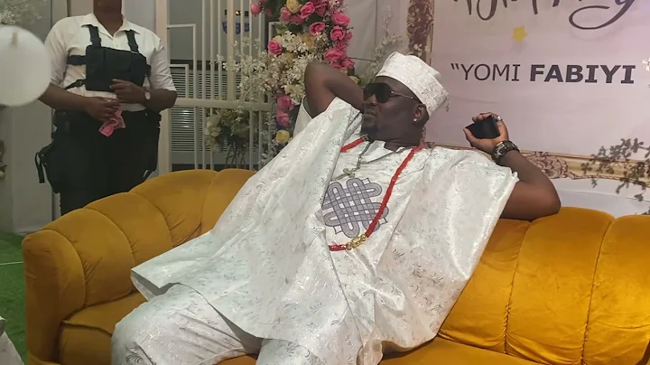 YOMI FABIYI PLAY WITH HIS SON AT HIS BIRTHDAY PARTY