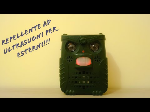 Repellente ad ultrasuoni per il vostro orto o per il vostro giardino. Recensione. Unboxing.