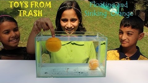 FLOATING AND SINKING ORANGE | English